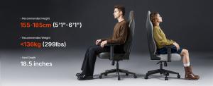 MANA Series AndaSeat Chair Size
