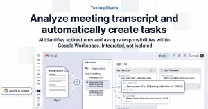AI tools for Google Workspace project management automation.