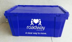 Roadway Moving's eco-friendly reusable bins