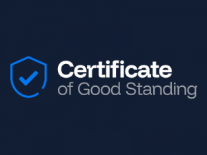 Certificate of Good Standing Online