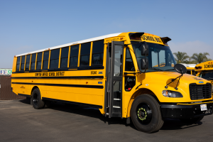 Durham School Services EV School Bus in Compton, CA