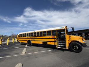 A&S Transportation EV School Bus in New Orleans, LA