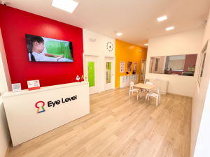 Eye Level Samborondón Flagship Center interior in Ecuador, a modern learning center offering personalized Math and English education