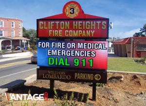 Clifton Heights Fire Company LED Display