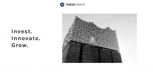 Thiess Invest homepage featuring the Compliance-Led Growth Framework CLGF for MiCA crypto compliance