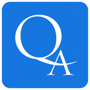 Queue Associates blue logo