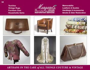 Margaret’s the Couture Cleaner brings specialized expertise in restoring couture, textiles, and high-value assets, helping appraisers and insurers assess condition, determine recoverability, and support accurate valuations on complex and luxury items.
