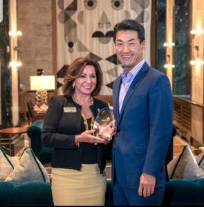 Victoria Woods, CEO of ChappelWood Financial and Michael Kim, President and CEO of AssetMark.