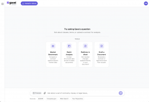 Legal-Specific AI Platform Gavel