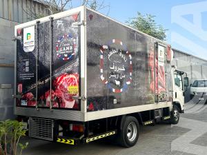 Truck branding in Dubai, UAE