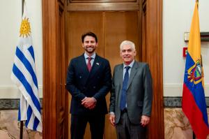 Niels Olsen - Presidente de la Asamblea Nacional de Ecuador & Rodrigo Goñi -presidente de la Cámara de Representantes e impulsor de la Comisión Especial del Futuro del Parlamento,.jpeg