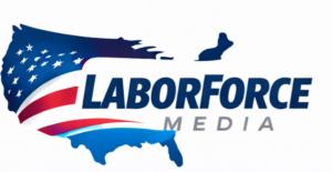 LaborForce Media logo representing a national platform for labor news, advocacy, policy, and education in the United States