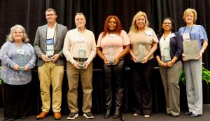 Michelle White, DNP, RN, CNL; Dr. Ben Thompson, MD; Charles Carter; Kiara Gaston, CNA I; April Blizzard, RN, BSN, CHPN; Lisa Stewart-Ray; and Gwen Whitley