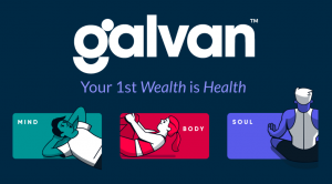 Galvan branded graphic with the text "Your 1st Wealth is Health" representing the company's core wellness philosophy
