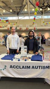 BCBAs Jamie Turner and Will Stevens at Autism York Fun Fest