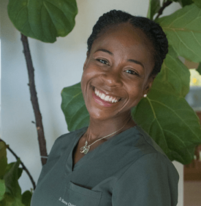 Dr. Shanina Halbert, at her practice of in home pet euthanasia in Los Angeles, CA