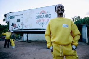 Organic Hive funded the construction of a honey extraction trailer