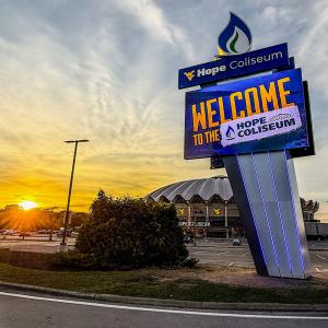 WVU Hope Coliseum LED Sign