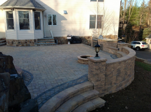 installation of patios -