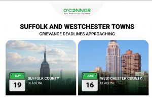 Suffolk and Westchester Towns Grievance Deadlines Approaching