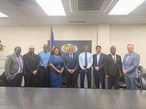 SJSM Team with the leadership of St. Vincent and the Grenadines