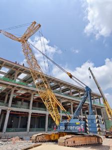Sarens works in the Johor Data Center