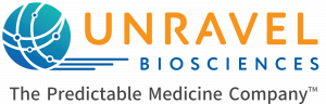 logo of Unravel Biosciences with The Predictable Medicine Company tagline