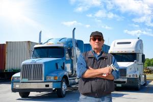 A truck used by Spot Edge Trucking