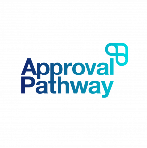 Approval Pathway and Aquamark logos representing a cross-border partnership to deliver secure and traceable commercial lending workflows