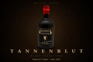 TANNENBLUT BERESHIT SERIES limited edition bottle, numbered, Black Forest spirit by JFN Spirituosen Hamburg