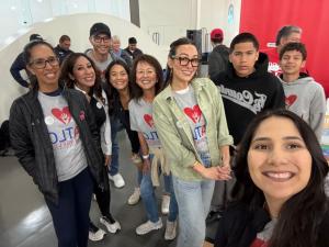 The volunteers from Los Angeles Trial Lawyers' Charities joining the Triumph Foundation for their 13th Annual Triumph Wheelchair Sports Festival at the Santa Clarita Sports Complex.