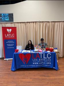Los Angeles Trial Lawyers' Charities joining the Triumph Foundation with their arts and crafts booth at the 13th Annual Triumph Wheelchair Sports Festival at the Santa Clarita Sports Complex.