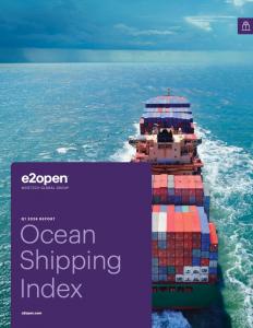 e2open Ocean Shipping Index, Q1 2026