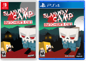 Slayaway Camp: Butcher's Cut Packshots for Nintendo Switch and PlayStation 4