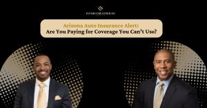 Lawyers Riah Greathouse, Esq. and James Flynn, Esq. below press release title, Flynn Greathouse Discusses Uninsured Motorist Coverage Complexities in Arizona.