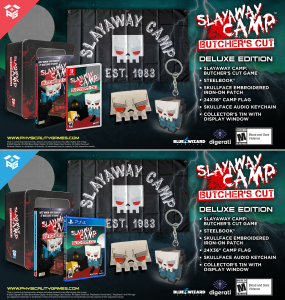 Slayaway Camp: Butcher's Cut Deluxe Edition for Nintendo Switch and PlayStation 4