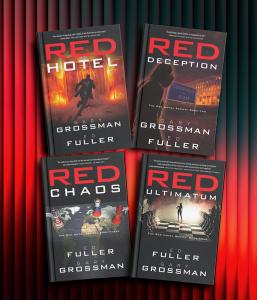 The 4 books of the 2nd edition Red Hotel series thrillers