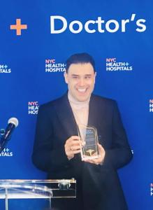 Dr. Mason Blake Pimsler MD Receiving "Doctor of the Year Award"