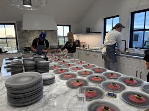 Canard Vineyard Wine Dinner at the Dips on Nantucket with Chef John Tesar