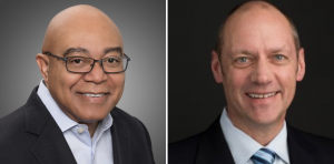 Richard D. Daniels, former Kaiser Permanente CIO & Board Member at CSAA Insurance and Fastly (left). Scott Howell, former CMO, Novartis (right).