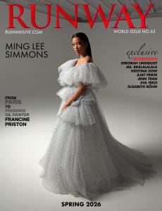Ming Lee SImmons Runway Magazine Cover