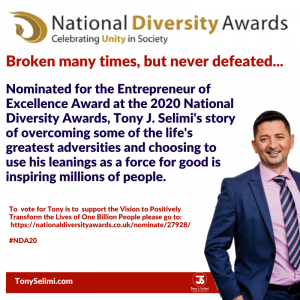 Tony Jeton Selimi National Diversity Entrepreneur of Excellence Awards News