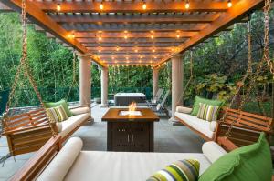 Smart lighting in a home in California