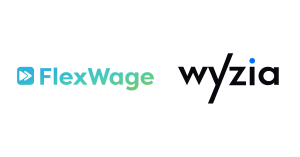 The FlexWage and Wyzia name and mark logos.