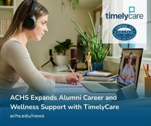 ACHS Expands Alumni Career and Wellness Support with TimelyCare