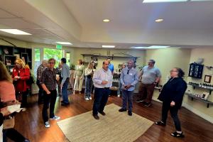 Nevada County Tour participants explore custom and preformulated herbal products by Ayurveda Botanicals (AyBo), the CCA brand dedicated to long-term wellness solutions.