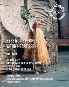 Performance by Jelili Atiku for 1922 Revisited at the Venice Biennale
