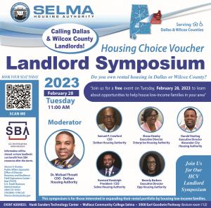 Selma Landlord Symposium_Dr. Michael C. Threatt served as Moderator