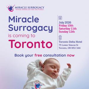 Miracle Surrogacy of Mexico hosts surrogacy workshops and private consultations in Toronto, July 10-12, 2026
