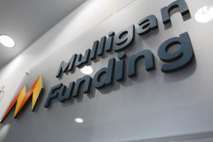 Mulligan Funding's logo.